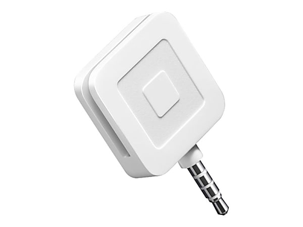 Square Credit Card Reader 4 12 x 4 12 x 1 White - Office Depot