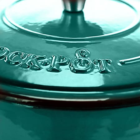 Cuisinart Cast Iron 7-Quart Casserole, Teal Gradient