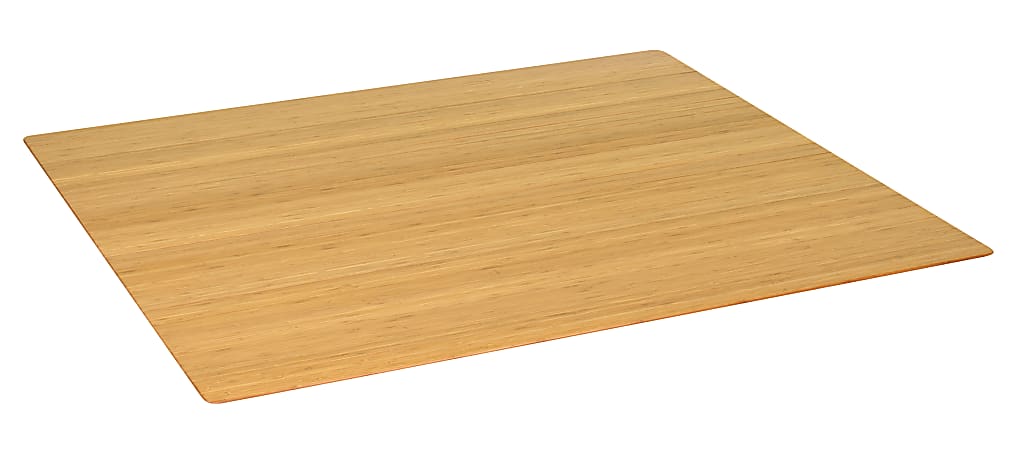 Bamboo chair best sale mats for carpet