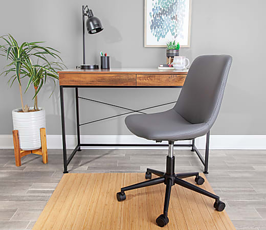 Realspace Bamboo Chair Mat 42 x 48 Natural - Office Depot