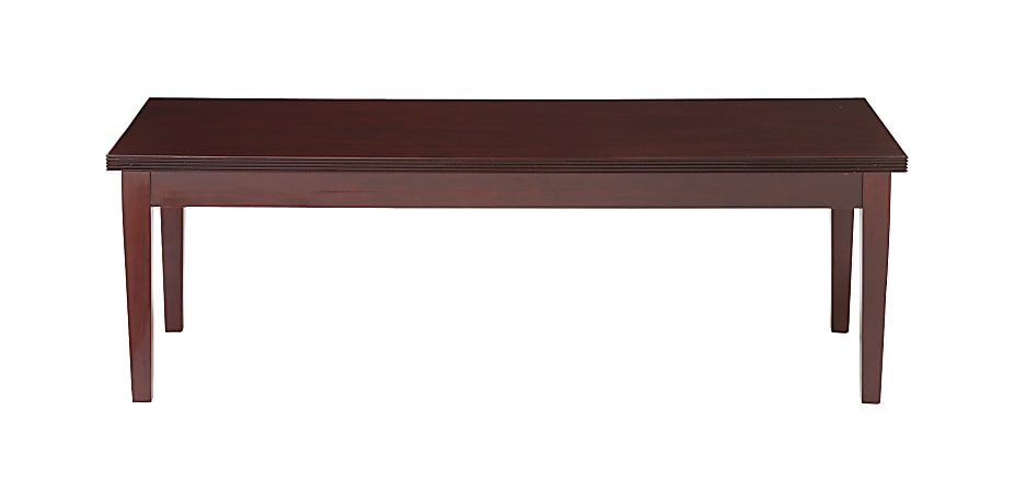 Alera Verona Coffee Table, Rectangular, 16"H x 48"W x 20"D, Mahogany