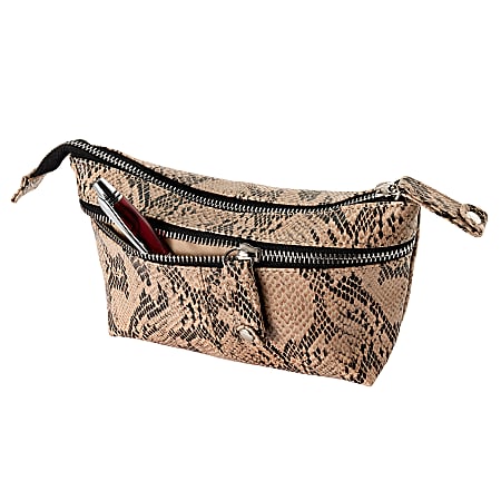 i.e.™ Animal Print Accessory Pouch, Snake