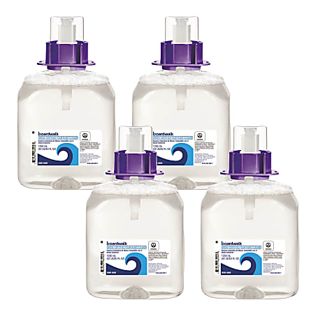 Boardwalk® Green Seal Certified Foam Soap, Unscented, 42.26 Oz, Carton Of 4 Bottles