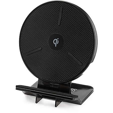 StarTech.com 15W Qi Wireless Charging Stand, Universal Qi Certified Wireless Charger Stand or Pad,  - QWCHSTAND