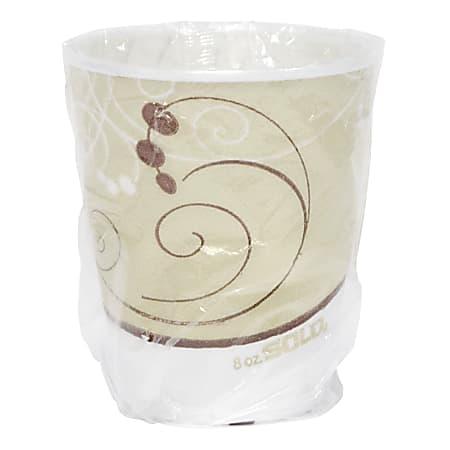 Dart® Trophy® Plus™ Dual-Temperature Cups, 9 Oz, Symphony Design, Pack Of 900 Cups