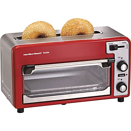 Hamilton Beach Toastation Toaster & Oven Red Model 22703H