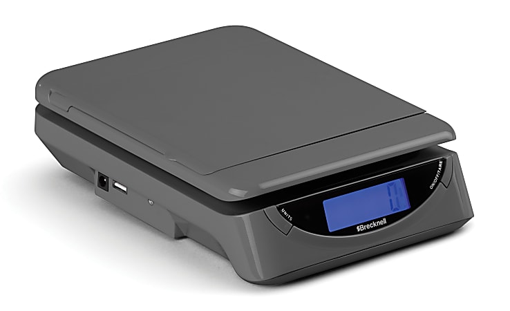 Brecknell® Electronic Postal Scale, 25-Lb Capacity, Gray