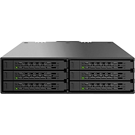Icy Dock MB996SP-6SB 6 in 1 SATA Hot Swap Backplane RAID Cage - 6 x HDD Supported - 6 x SSD Supported - RAID Supported 0, 1, 5, JBOD, 0, 1, 5 - 6 x Total Bays - 6 x 2.5" Bay - Internal