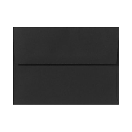 LUX Invitation Envelopes, A2, Peel & Press Closure, Midnight Black, Pack Of 50