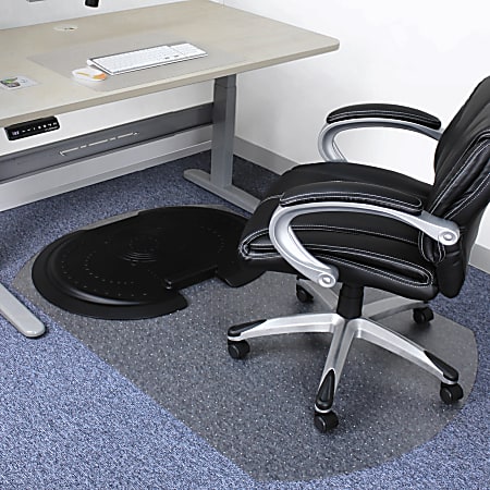 Floortex® AFS-TEX® 5000 S2S Sit to Stand Solution For Carpets, Black