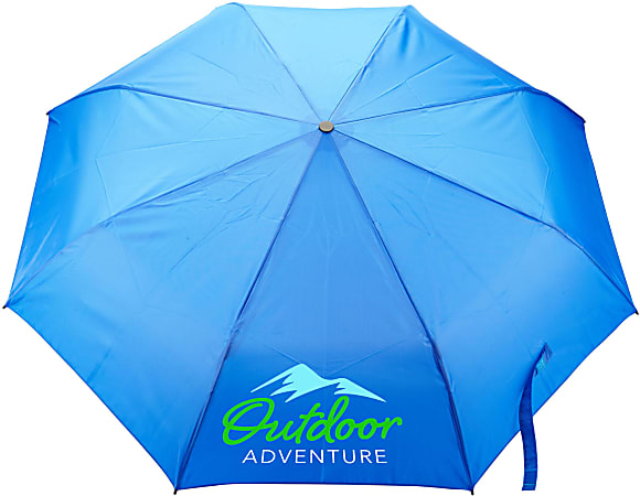 Custom Full-Color Budget Folding Umbrella, 42"