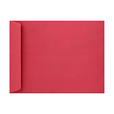 LUX #6 3/4 Open-End Envelopes, Peel & Press Closure, Holiday Red, Pack Of 1,000