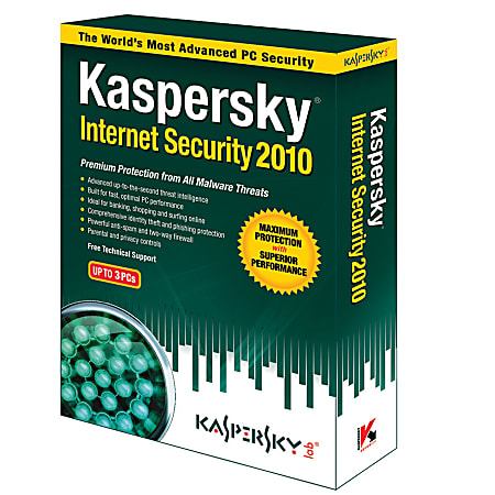 Kaspersky® Internet Security 2010, Traditional Disc