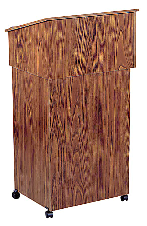 Oklahoma Sound? Table Top/Full Floor Lectern Combo, Medium Oak