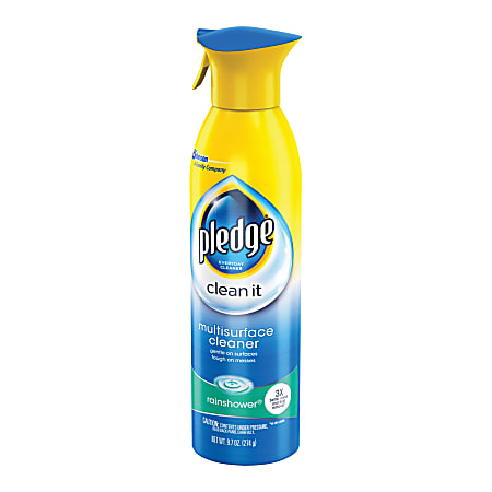 Pledge® Multi-Surface Everyday Cleaner, Rainshower Scent, 9.7 Oz Can