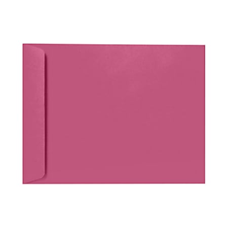 LUX Open-End 10" x 13" Envelopes, Peel & Press Closure, Magenta, Pack Of 250