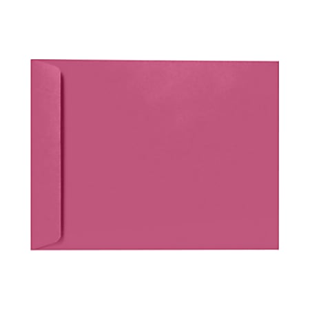 LUX Open-End 10" x 13" Envelopes, Peel & Press Closure, Magenta, Pack Of 250