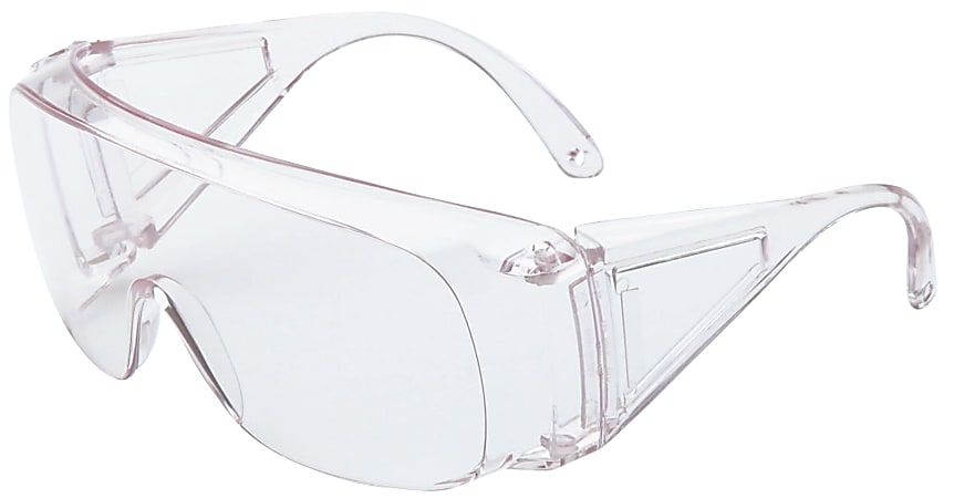 Polysafe Eyewear, Clear Lens, Polycarbonate, Anti-Scratch, Clear Frame