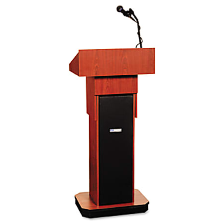 AmpliVox SW505A - Lectern - rectangular - mahogany
