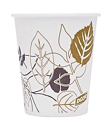 Dixie® Pathways Wax-Treated Paper Cold Cups, 3 Oz, 100 Cups Per Sleeve, Carton Of 24 Sleeves