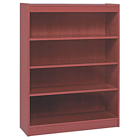 Lorell® Veneer Modular Shelving Bookcase, 4-Shelf, 48"H x