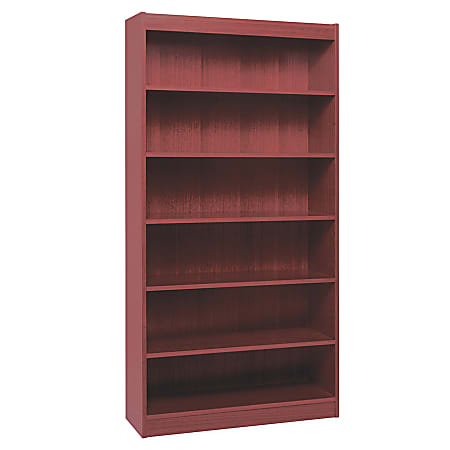 Lorell® Veneer Modular Shelving Bookcase, 6-Shelf, 72"H x
