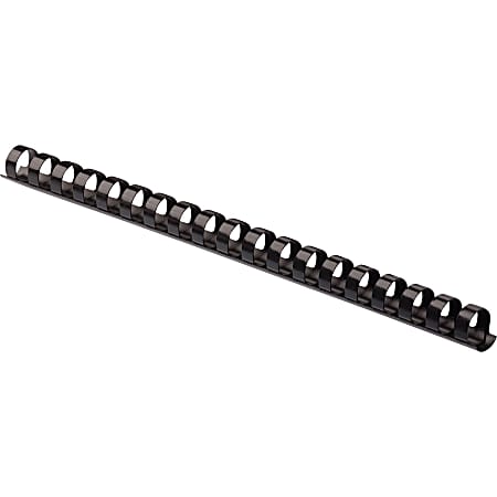 Fellowes Plastic Binding Combs, Round Back, 1/2', 90 Sheet Capacity, White, 25 Pack (52332 - View #4