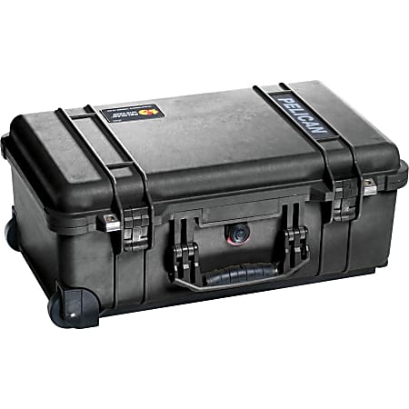 Pelican PP Carry-On Camera Case with Dividers, 11”H x 19-3/4”W x 7-5/8”D, Black