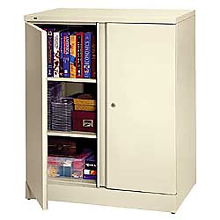 Basyx by HON® Storage Cabinet, 3 Shelves, Putty