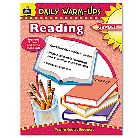 Teacher Created Resources Grade 1 Daily Warm-Ups Reading Workbook Printed Book - Book - Grade 1 - English