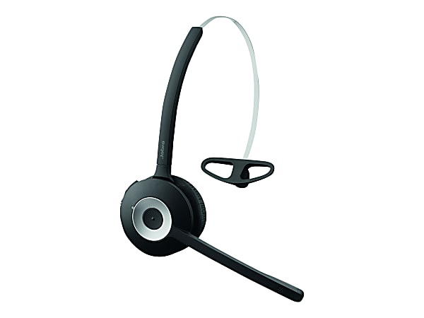 Jabra Pro 935 MS Bluetooth On-Ear Mono Headset - Skype for Business Zertifiziert - mit Geräuschunterdrückung - verwendbar mit Softphones und mobilen Endgeräten - EU-Stecker, Schwarz