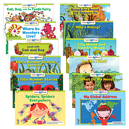 Creative Teaching Press® Learn To Read Book Series With CD, Variety Pack 6, Level D, Grades K - 2