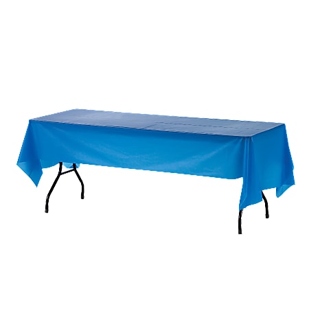 Table Mate Plastic Table Covers, 54" x 108",
