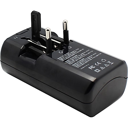 Lenmar Ultracompact All-in-One Travel Adapter With USB Port, Black, LENAC150USBK