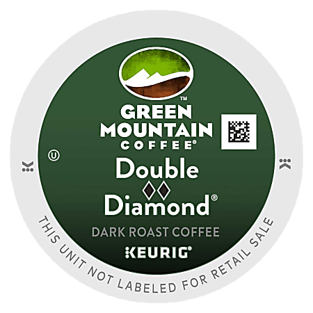Green Mountain Coffee® Double Black Diamond Extra Bold Coffee K-Cup®, Carton Of 96