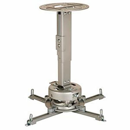 Peerless PRS-EXA-S Adjustable Projector Ceiling / Wall Mount Kit - 25 lb - Silver