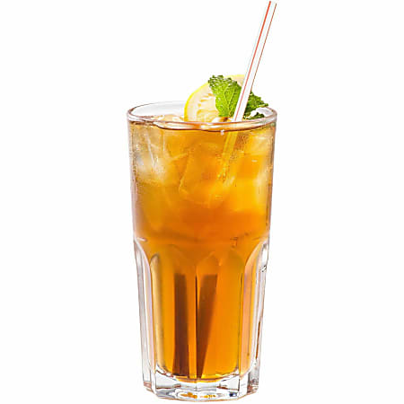 Genuine Joe Jumbo Striped Straws - 7.8