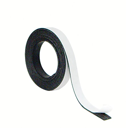MasterVision® Magnetic Adhesive Tape, 84" x 1/2"