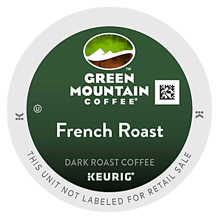 Green Mountain Coffee® French Roast Coffee K-Cup® Pods, 1.4 Oz, Carton Of 96