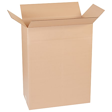 Partners Brand Multi-Depth Corrugated Boxes, 31"H x 13"W x 24"D, Kraft, Pack Of 10