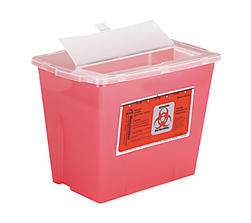 Impact Products Sharps Container, 2 Gallons, Red