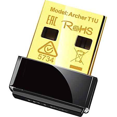 TP-Link AC450 Wireless Wi-Fi Nano USB Adapter, Archer T1U