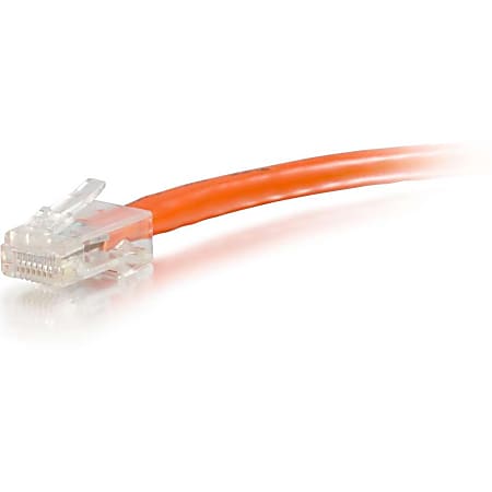 C2G-8ft Cat5e Non-Booted Unshielded (UTP) Network Patch Cable - Orange