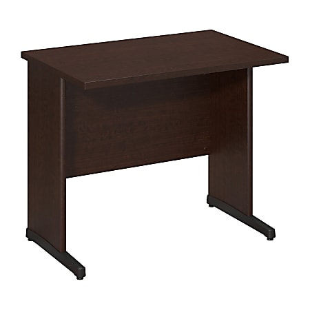 Bush Business Furniture Components Elite C Leg Desk 36"W x 24"D, Mocha Cherry, Standard Delivery