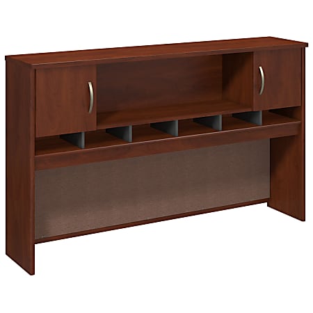 Bush Business Furniture Components 2 Door Hutch, 72"W, Hansen Cherry/Graphite Gray, Standard Delivery