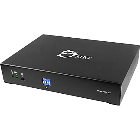 SIIG HDMI Over Gigabit IP Distribution System - Receiver - 1 Output Device - 328 ft Range - 1 x Network (RJ-45) - 1 x HDMI Out - WUXGA - 1920 x 1200 - Category 6