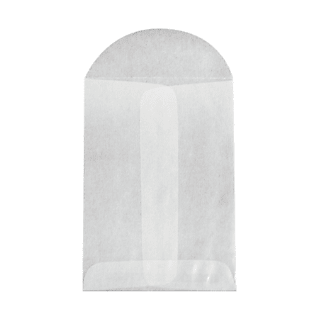 LUX Open-End Envelopes, 2 3/4" x 3 3/4", Flap Closure, Glassine, Pack Of 250