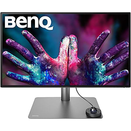 BenQ PD2725U 27 4K UHD IPS Thunderbolt3 Calibrated LCD Monitor for Designer  169 Gray 27 Viewable In plane Switching IPS Technology LED Backlight 3840 x  2160 1.07 Billion Colors 400 Nit 5 ms Speakers HDMI DisplayPort - Office  Depot