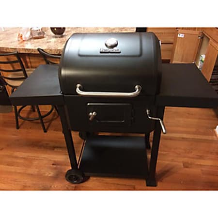 Char Broil Charcoal Grill 580 4 Sq. ft. Cooking Area Black Office Depot