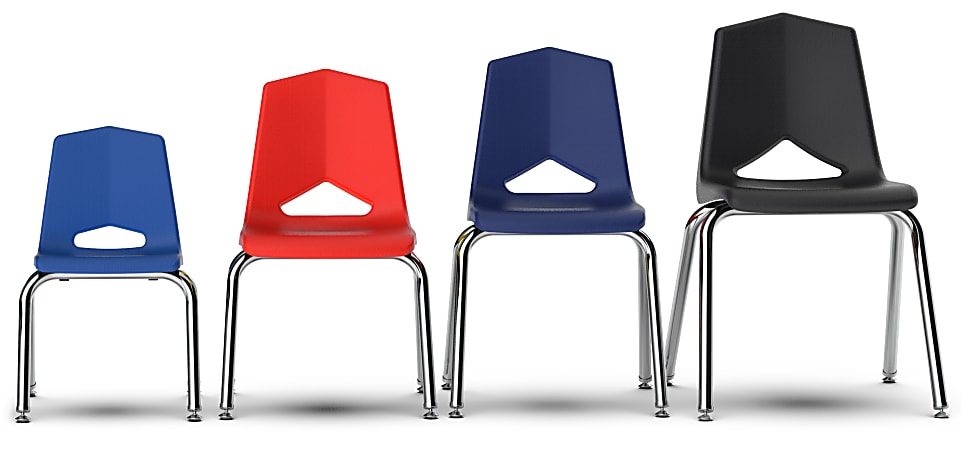 Marco Group MG1100 Series Stacking Chairs 18 Inch BlueChrome Pack
